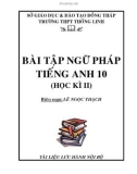 Bài Tập Ngữ pháp tiếng anh 10 HKI