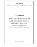 Giáo trình Hệ điều hành máy chủ (Nghề: Máy chủ ảo và một số phần mềm thông dụng) - CĐ Công nghiệp và Thương mại