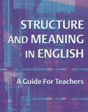 Structure And Meaning In English A Guide For Teachers