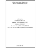 Giáo trình Hệ điều hành (Nghề: Kỹ thuật sữa chửa và lắp ráp máy tính - Trung cấp) - Trường Cao đẳng nghề Hà Nam (năm 2017)