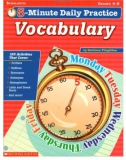 Minute Daily Practice Vocabulary