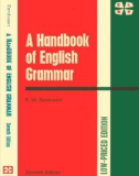 A HANDBOOK OF ENGLISH GRAMMAR R.W.Zandvoort