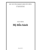 Giáo trình Hệ điều hành: Phần 1 (Năm 2015)