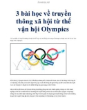 3 bài học về truyền thông xã hội từ thế vận hội Olympics