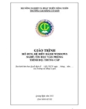 Giáo trình Hệ điều hành Windows (Nghề: Tin học văn phòng - Trung cấp) - Trường Cao đẳng Cơ giới (2022)