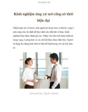 Kinh nghiệm ứng xử nơi công sở thời hiện đại