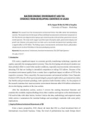 Macroeconomic environment and FDI: Evidence from developing countries in Asian