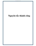 Nguyên tắc thành công