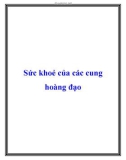 Sức khoẻ của các cung hoàng đạo