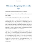 Chìa khóa cho sự thông hiểu và biểu đạt