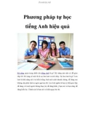 Phương pháp tự học tiếng Anh hiệu quả