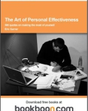 The Art of Personal Effectiveness 500 quotes on making the most of yourself