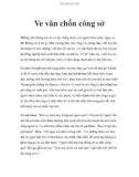 Ve vãn chốn công sở