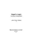 Hegel's Logic: An Essay in Interpretation