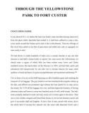 THROUGH THE YELLOWSTONE PARK TO FORT CUSTER