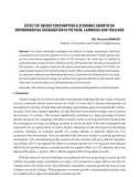 Effect of energy consumption and economic growth on environmental degradation in Vietnam, Cambodia and Thailand