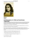 Autobiography of a YOGI