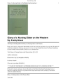 Diary of a Nursing Sister on the Western Front, 1914-1915