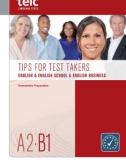 TIPS FOR TEST TAKERS ENGLISH & ENGLISH SCHOOL & ENGLISH BUSINESS