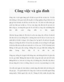 Công việc và gia đình