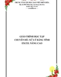 Giáo trình học tập chuyên đề: Xử lý bảng tính excel nâng cao - Trung tâm Tin học Sao Việt Biên Hòa