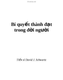 Bí quyết cho đời người thành đạt