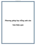 Phương pháp học tiếng anh căn bản hiệu quả.