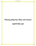 Tài liệu Phương pháp học tiếng Anh chuyên ngành hiệu quả