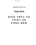 Giáo trình Kiến trúc và thiết kế phần mềm - Nguyễn Xuân Huy