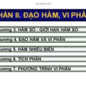 Bài giảng Toán kinh tế: Phần 2 - Nguyễn Ngọc Lam