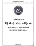 Giáo trình Kỹ thuật điện - điện tử (Nghề: Quản trị mạng máy tính) - Trường TCN Kỹ thuật công nghệ Hùng Vương