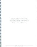 Báo cáo tài chính công ty cổ phần xi măng Hải Vân_Năm tài chính kết thúc ngày 31 tháng 12 năm 2010