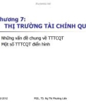 Bài giảng Tài chính quốc tế - Chương 7