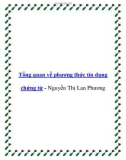 Tổng quan về phương thức tín dụng chứng từ - Nguyễn Thị Lan Phương