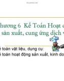 Bài giảng Kế toán đơn vị hành chính sự nghiệp: Chương 5 - GV. Đặng Văn Cường