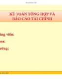 Bài giảng Tin học kế toán: Bài 11