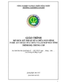 Giáo trình Kỹ thuật sửa chữa màn hình (Nghề: Kỹ thuật sửa chữa và lắp ráp máy tính - Trung cấp) - Trường Cao đẳng Cơ giới (2022)