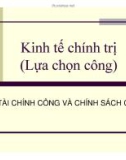 Bài giảng Nhập môn Tài chính công: Chương 6 - PGS.TS. Sử Đình Thành