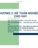 Bài giảng Kế toán ngân hàng thương mại: Chương 3 - Lê Việt Thủy