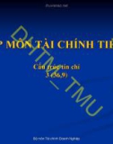 Bài giảng Nhập môn tài chính tiền tệ: Chương 1 - ĐH Thương Mại