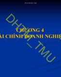 Bài giảng Nhập môn tài chính tiền tệ: Chương 4 - ĐH Thương Mại