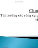 Bài giảng Định chế tài chính - Chương 11: Các công cụ phái sinh để phòng ngừa rủi ro lãi suất