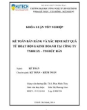 Khoá luận tốt nghiệp: Kế toán bán hàng và xác định kết quả từ hoạt động kinh doanh tại Công ty TNHH SX - TM Đức Hân