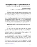 Phát triển hoạt động tài chính vi mô hướng tới tài chính toàn diện tại Việt Nam đến năm 2020