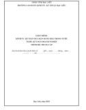 Giáo trình mô đun Kế toán mua bán hàng hóa trong nước (Nghề: Kế toán doanh nghiệp - Trình độ: Trung Cấp) - Trường CĐ Kinh tế - Kỹ thuật Bạc Liêu