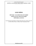 Giáo trình Tài chính doanh nghiệp (Nghề: Kế toán doanh nghiệp - Trình độ: Cao đẳng) - CĐ Kỹ thuật Công nghệ Quy Nhơn