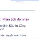 Bài giảng Thẩm định đầu tư công: Bài 8.2 - Nguyễn Xuân Thành (Năm 2021)