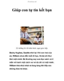 Giúp con tự tin kết bạn