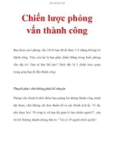 Chiến lược phỏng vấn thành công