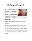 Giỏ đựng quà bằng giấy